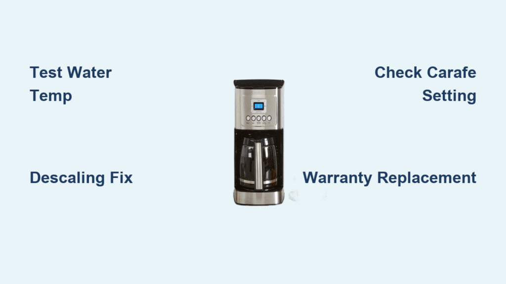 How to Fix Cuisinart Coffee Maker Not Heating