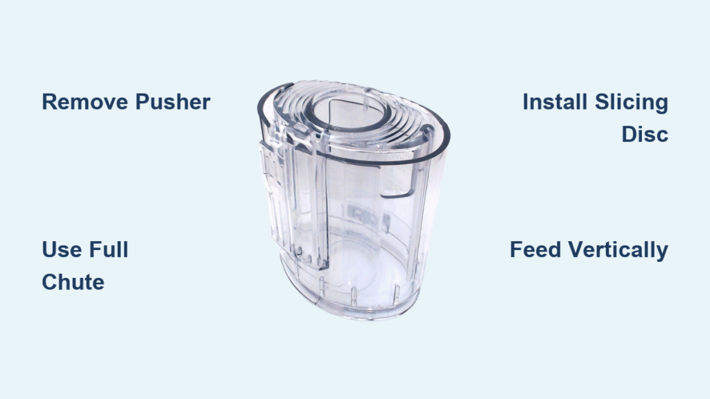 How to Slice with Cuisinart Food Processor