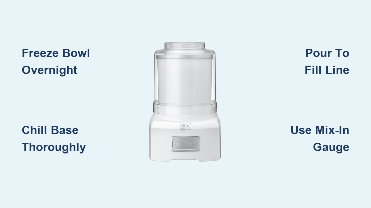 How to Set Up Cuisinart Ice Cream Maker