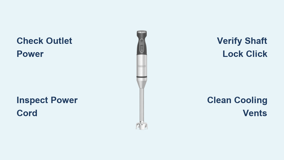 Cuisinart Smart Stick Not Working