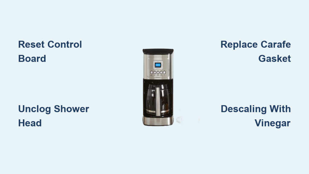 Cuisinart Coffee Maker Repair Guide