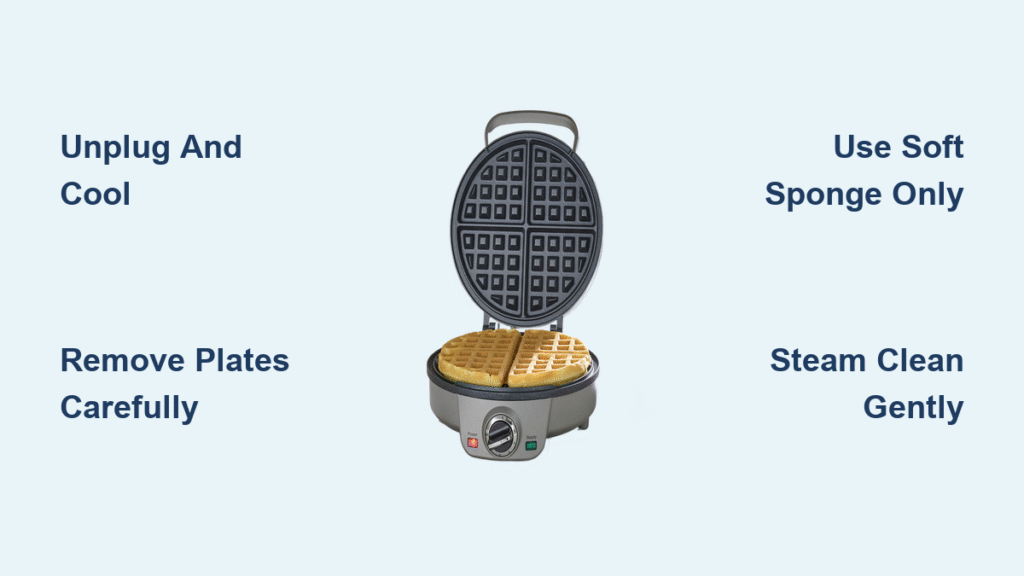How to Clean a Cuisinart Waffle Iron