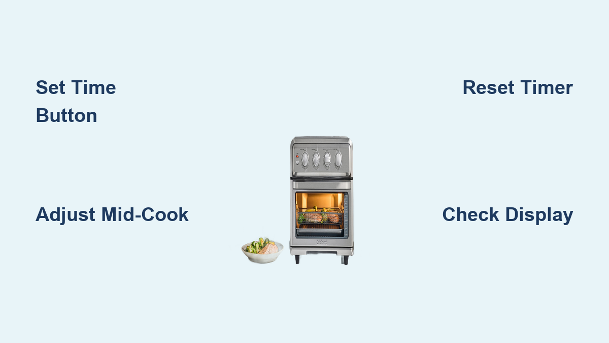 How to Change Time on Cuisinart Air Fryer