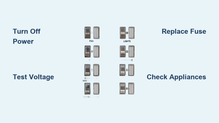 How to Fix Blown Fuse in Kitchen: Quick Steps